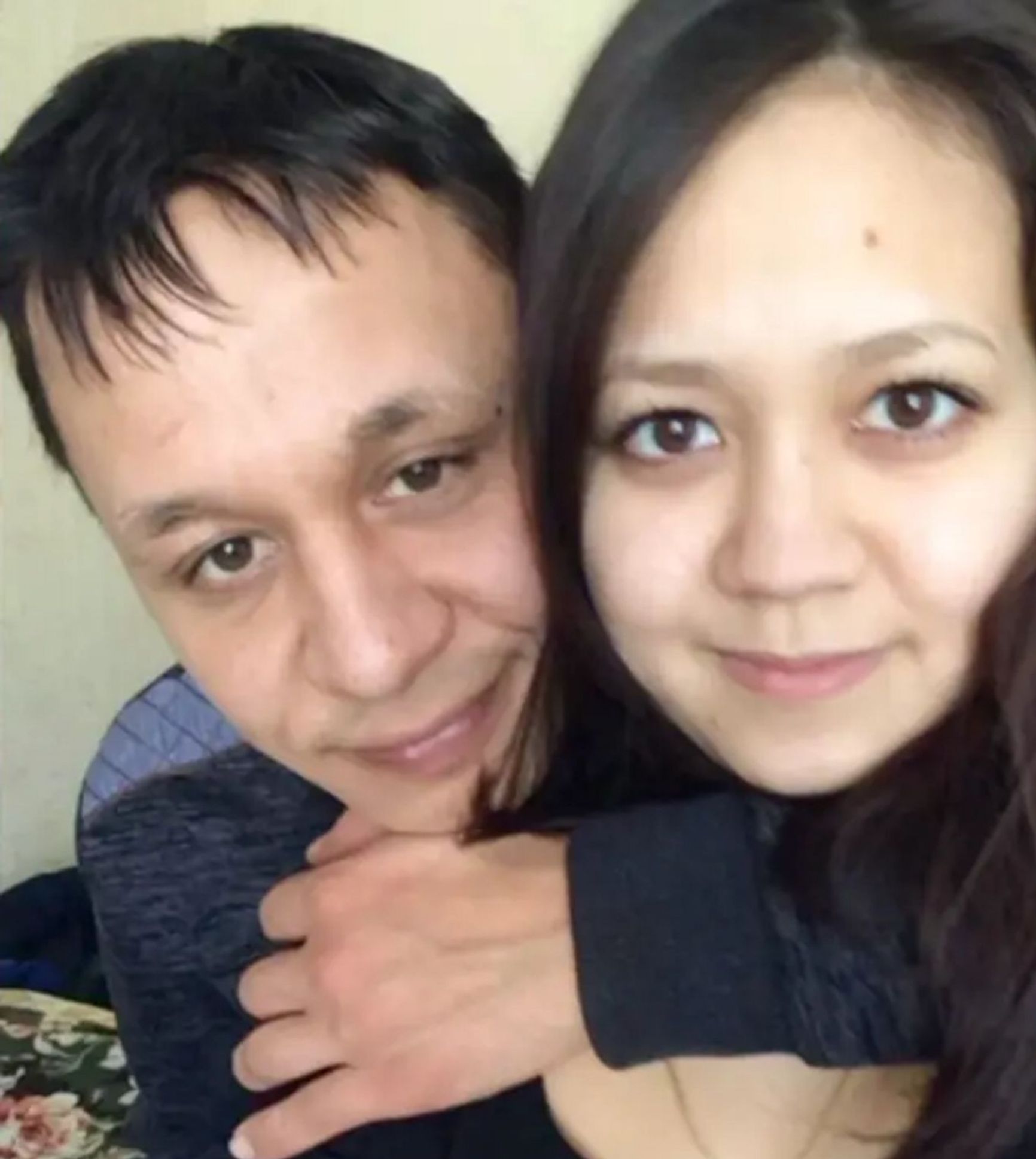 Defendant Rifat Dautov, who died in custody, with his sister