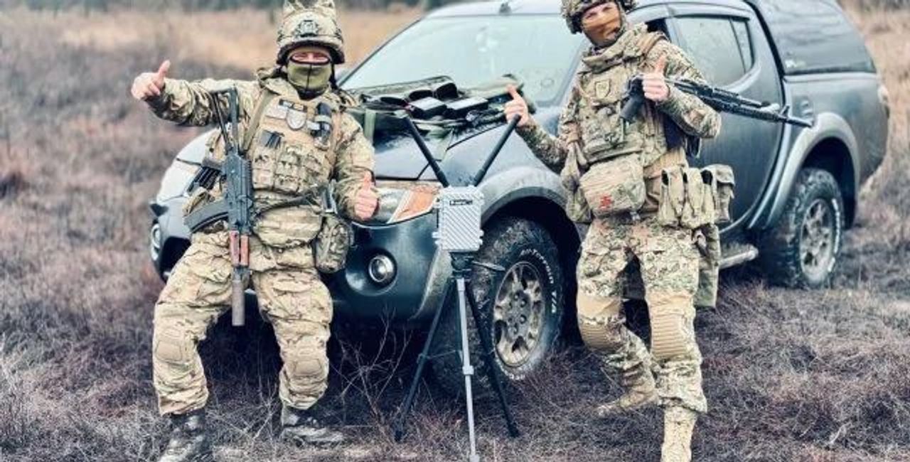 An example of a basic UAV detector used on the front lines in Ukraine.