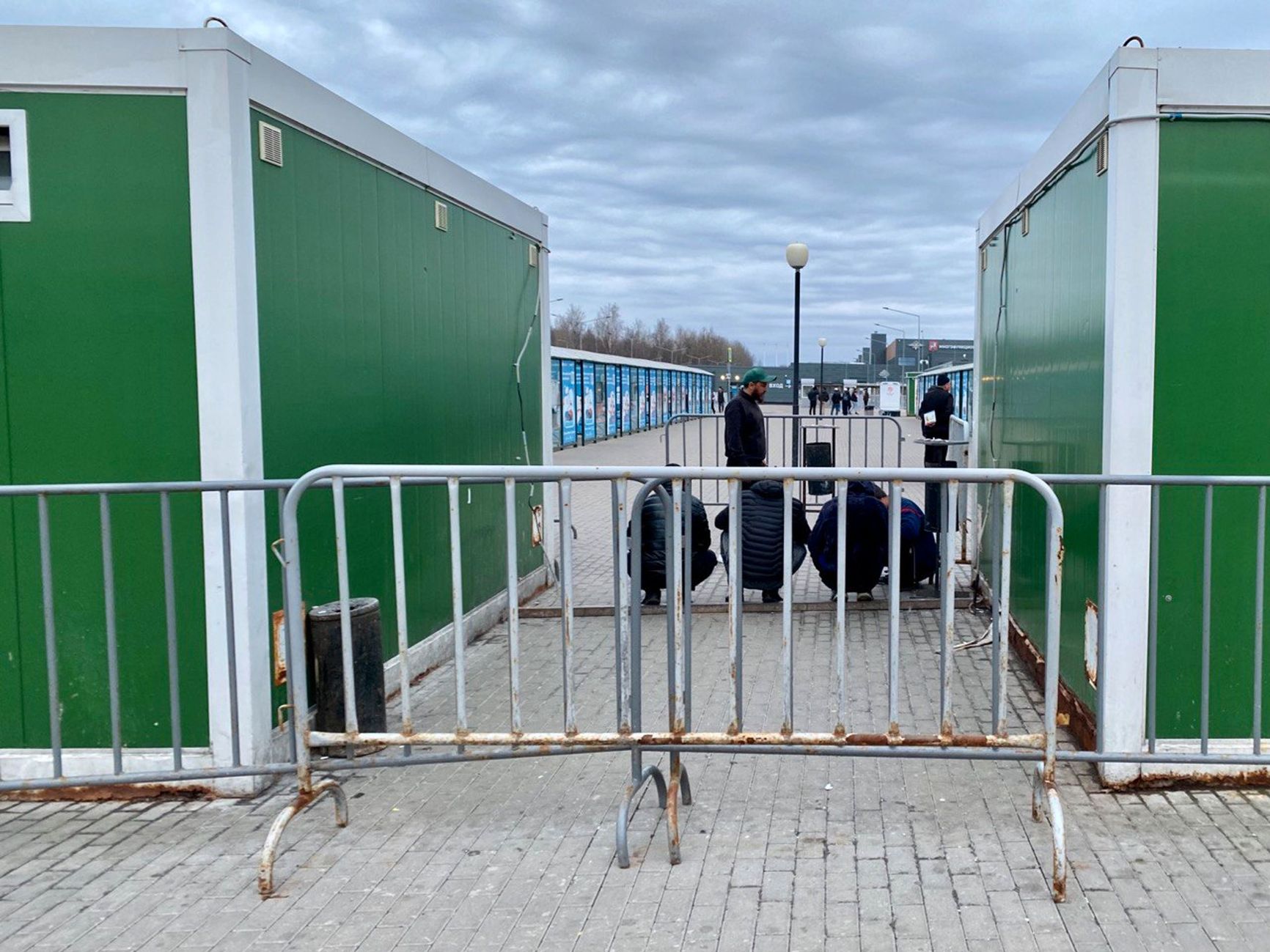 Migrants at the Migration Center in Sakharovo